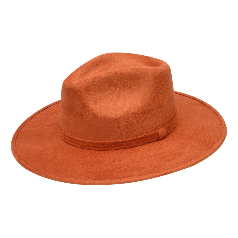 Sombrero Unisex Casual De Gamuza Artesanal Suave Y Versátil