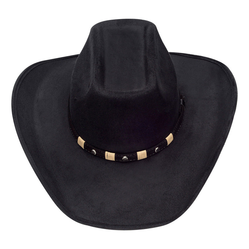 Sombrero Vaquero De Gamuza Fino 8 Segundos Clásico