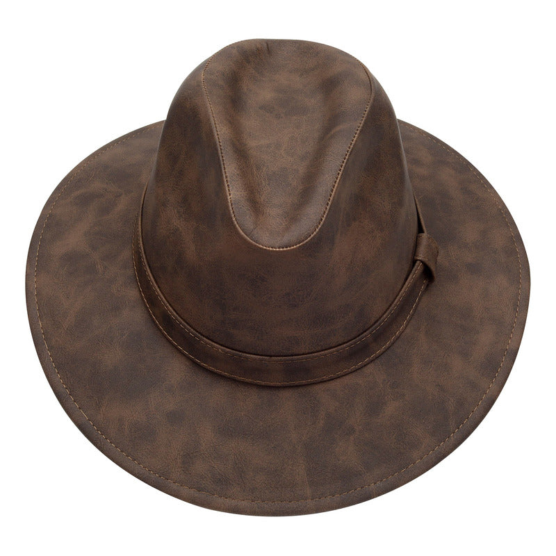 Sombrero Unisex Casual Elegante De Vini Piel Estilo Clásico