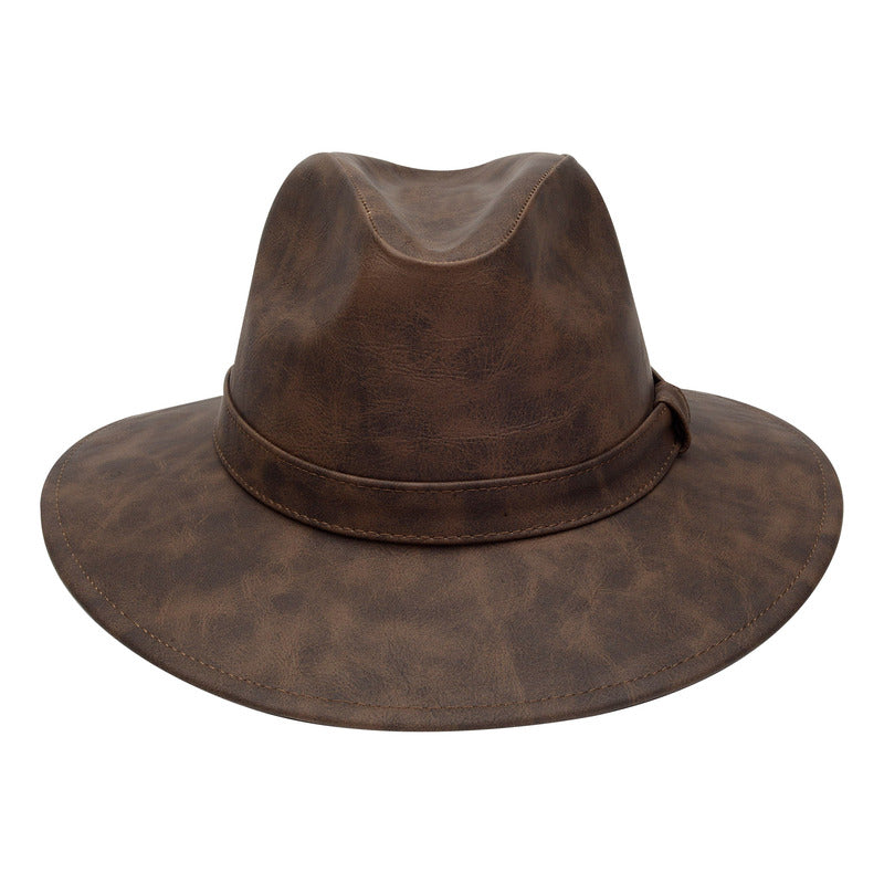 Sombrero Unisex Casual Elegante De Vini Piel Estilo Clásico