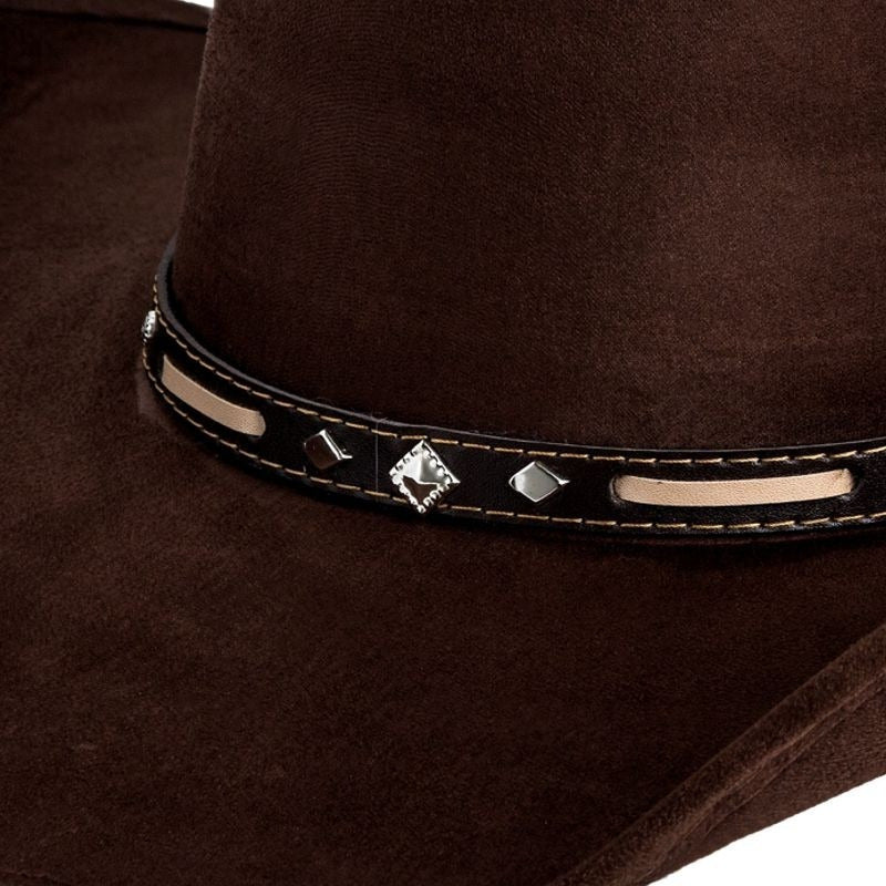 Sombrero Vaquero 8 Segundos Texana De Gamuza Hombre Ttf001