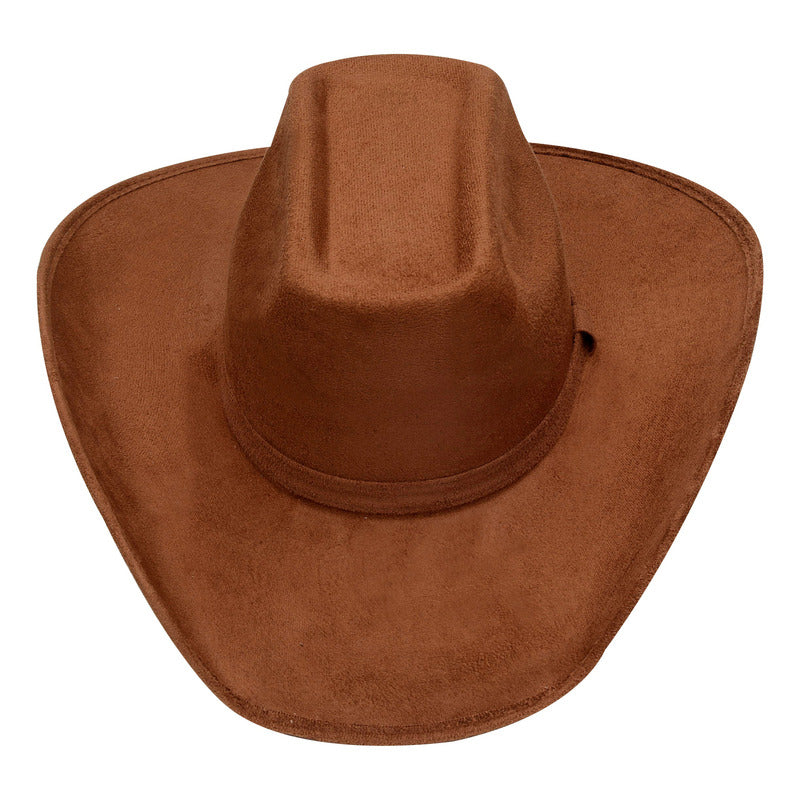 Sombrero Vaquero De Gamuza Fino 8 Segundos Clásico