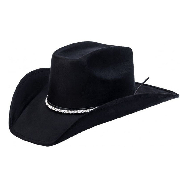 Sombrero Vaquero Para Niños 8 Segundos Texana De Gamuza