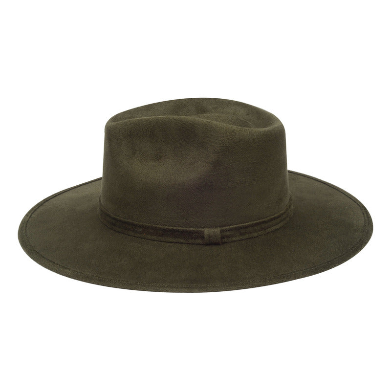 Sombrero Unisex Casual De Gamuza Artesanal Suave Y Versátil