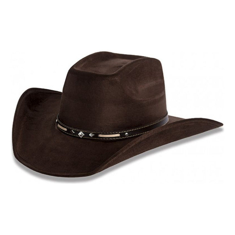 Sombrero Vaquero 8 Segundos Texana De Gamuza Hombre Ttf001