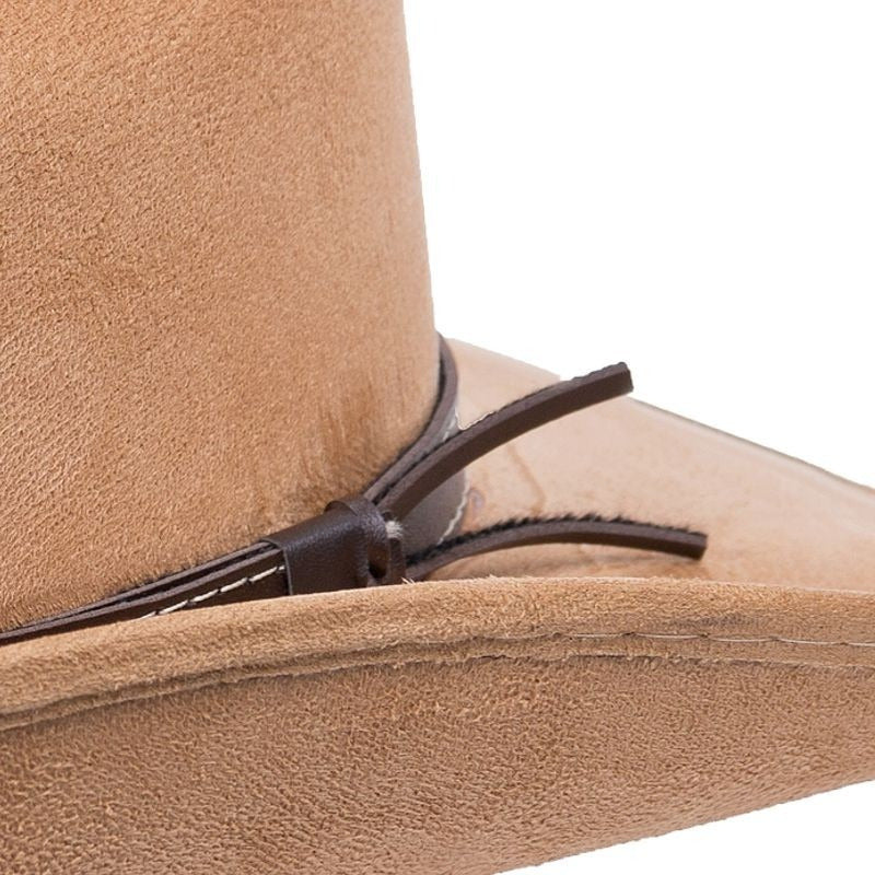 Sombrero Vaquero Para Niños Texana Americana De Gamuza