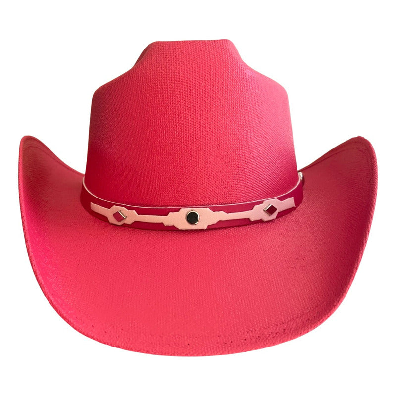 Sombrero Vaquero Para Niña Y Bebé Rosa Barbie De Moda