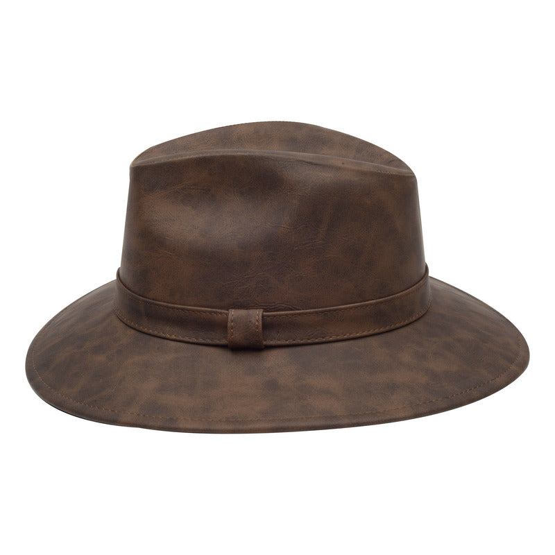 Sombrero Unisex Casual Elegante De Vini Piel Estilo Clásico