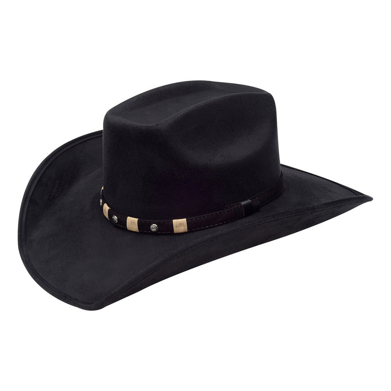 Sombrero Vaquero De Gamuza Fino 8 Segundos Clásico