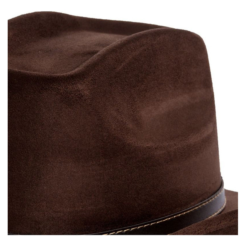 Sombrero Vaquero 8 Segundos Texana De Gamuza Hombre Ttf001