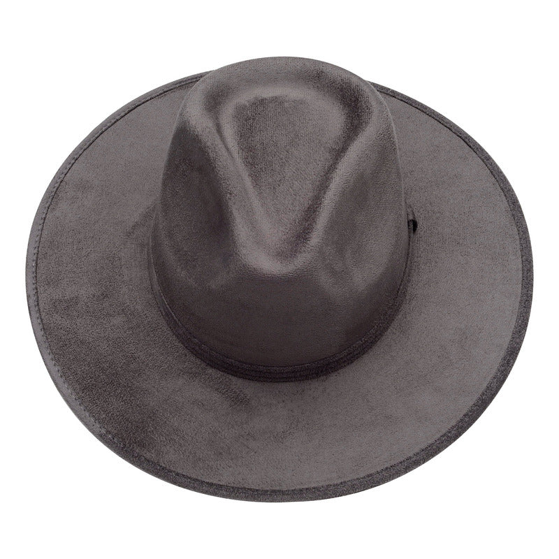 Sombrero Unisex Casual De Gamuza Artesanal Suave Y Versátil