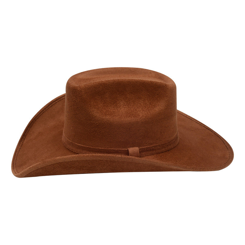 Sombrero Vaquero De Gamuza Fino 8 Segundos Clásico
