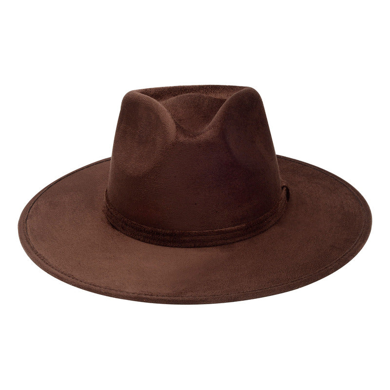 Sombrero Unisex Casual De Gamuza Artesanal Suave Y Versátil