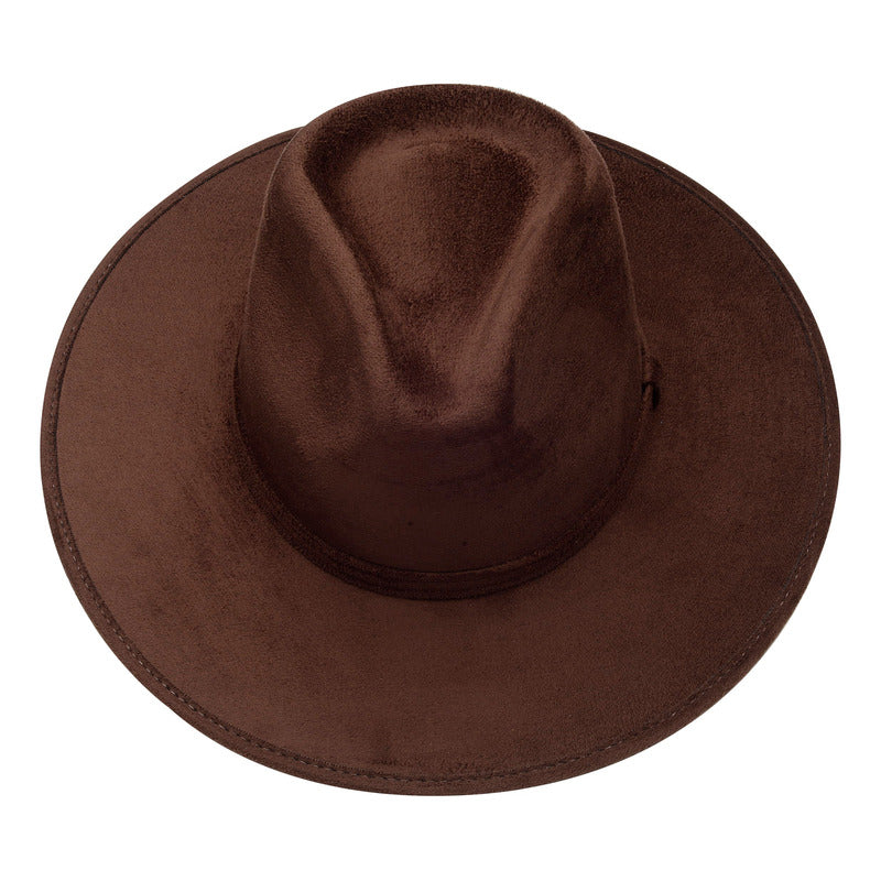 Sombrero Unisex Casual De Gamuza Artesanal Suave Y Versátil