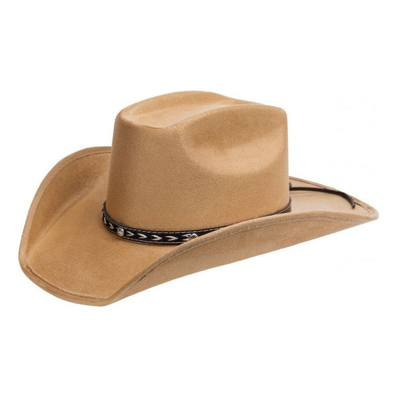 Sombrero Vaquero Para Niños 8 Segundos Texana De Gamuza