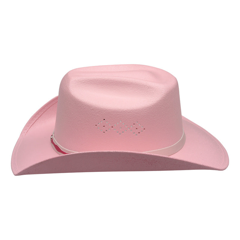 Sombrero Vaquero Para Niña Y Bebé Rosa Barbie De Moda