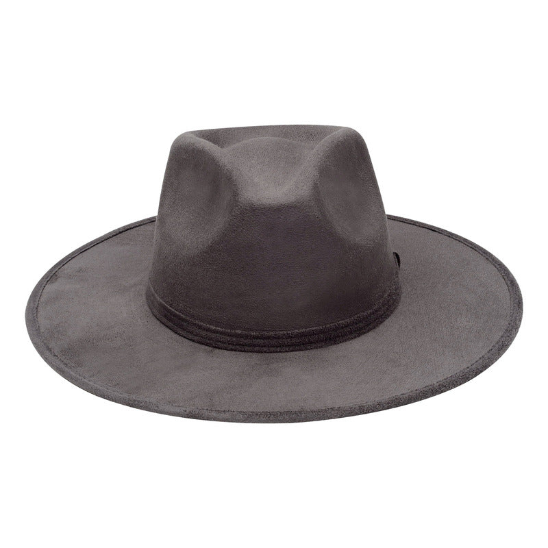 Sombrero Unisex Casual De Gamuza Artesanal Suave Y Versátil