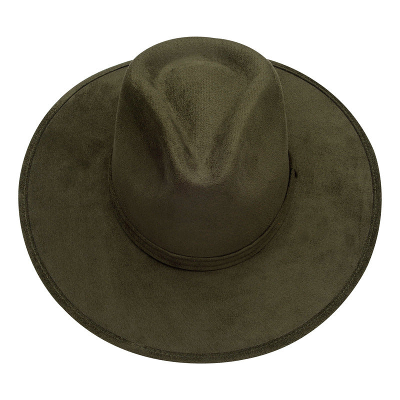 Sombrero Unisex Casual De Gamuza Artesanal Suave Y Versátil